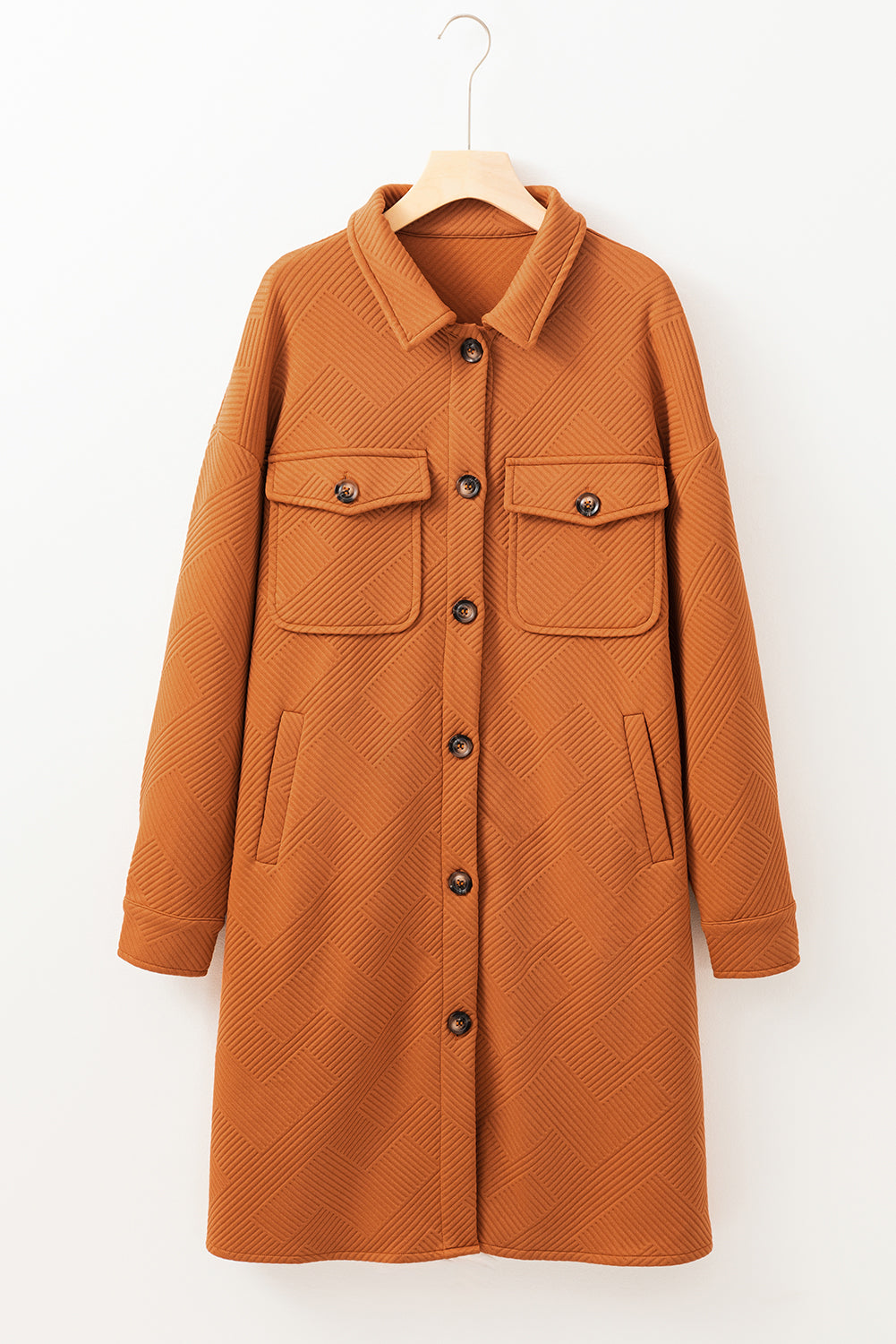 Khadija Gold Flame Duster Coat