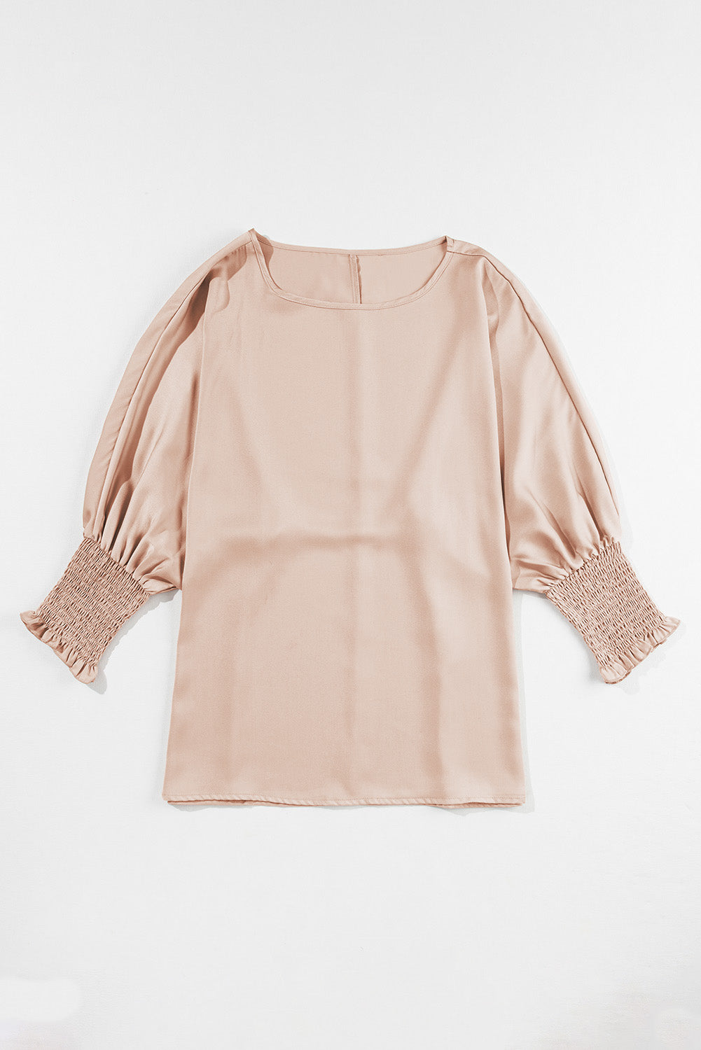 Zarina Smoke Gray Satin Blouse