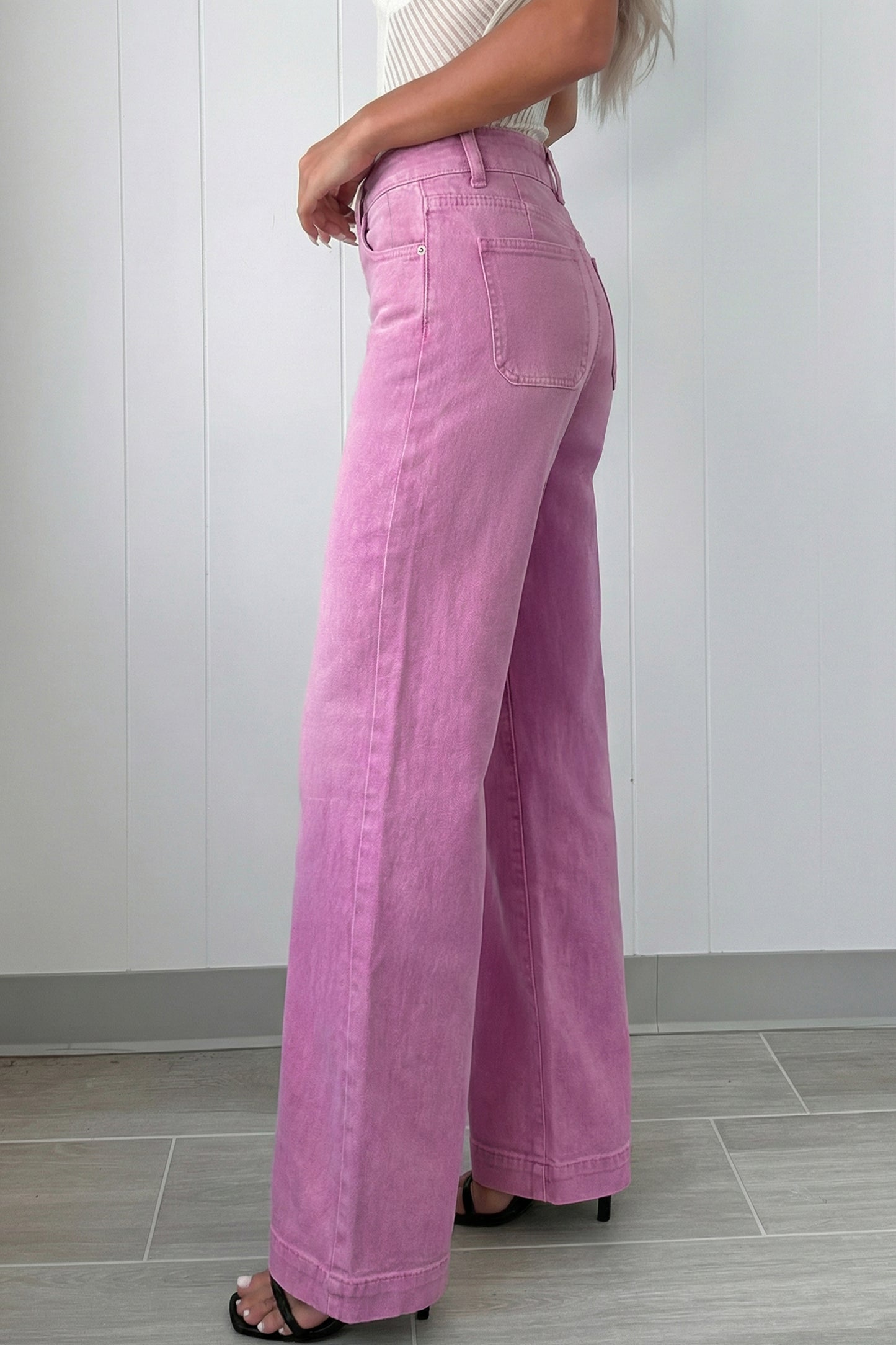 Yusra Wide Leg Jeans