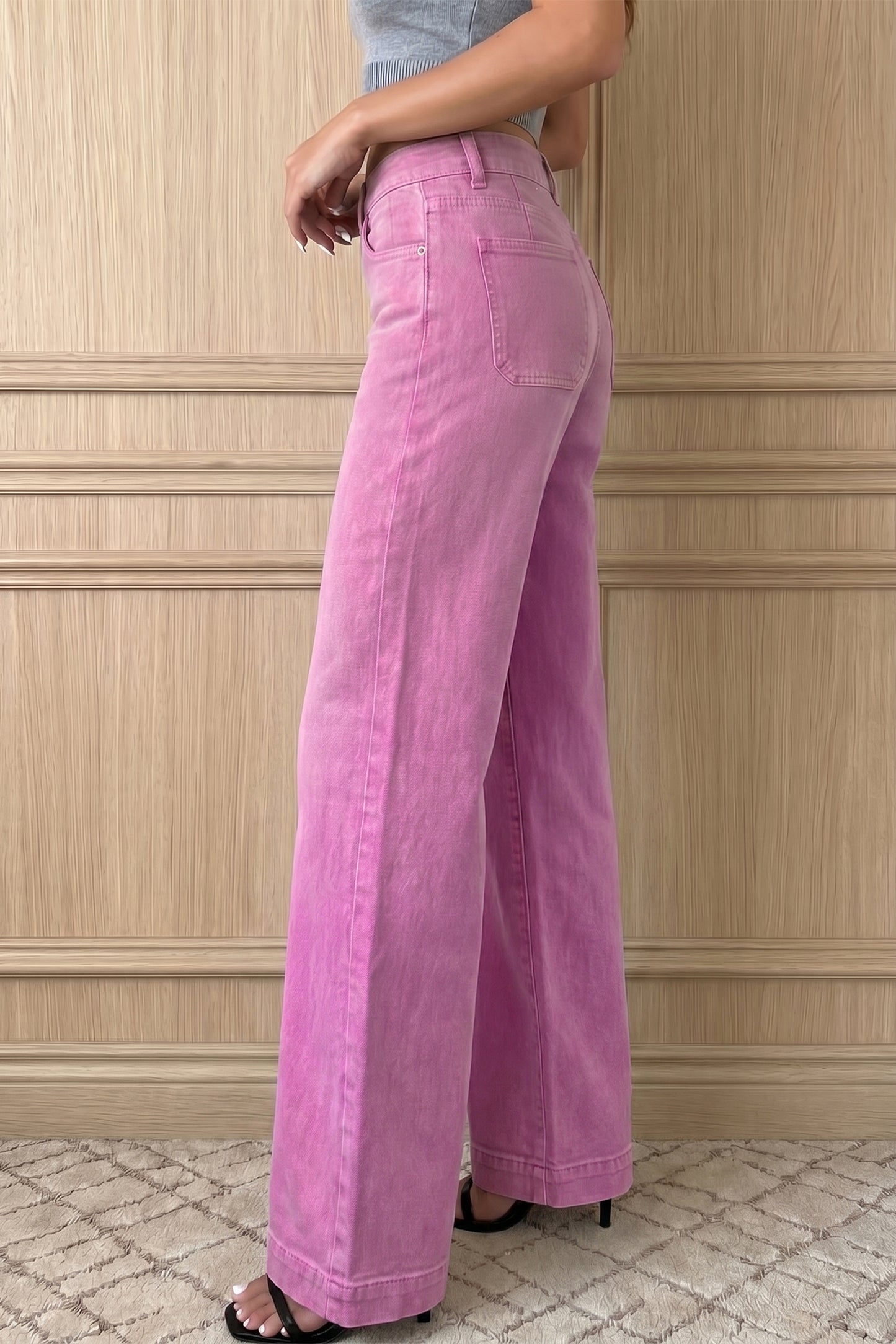 Yusra Wide Leg Jeans