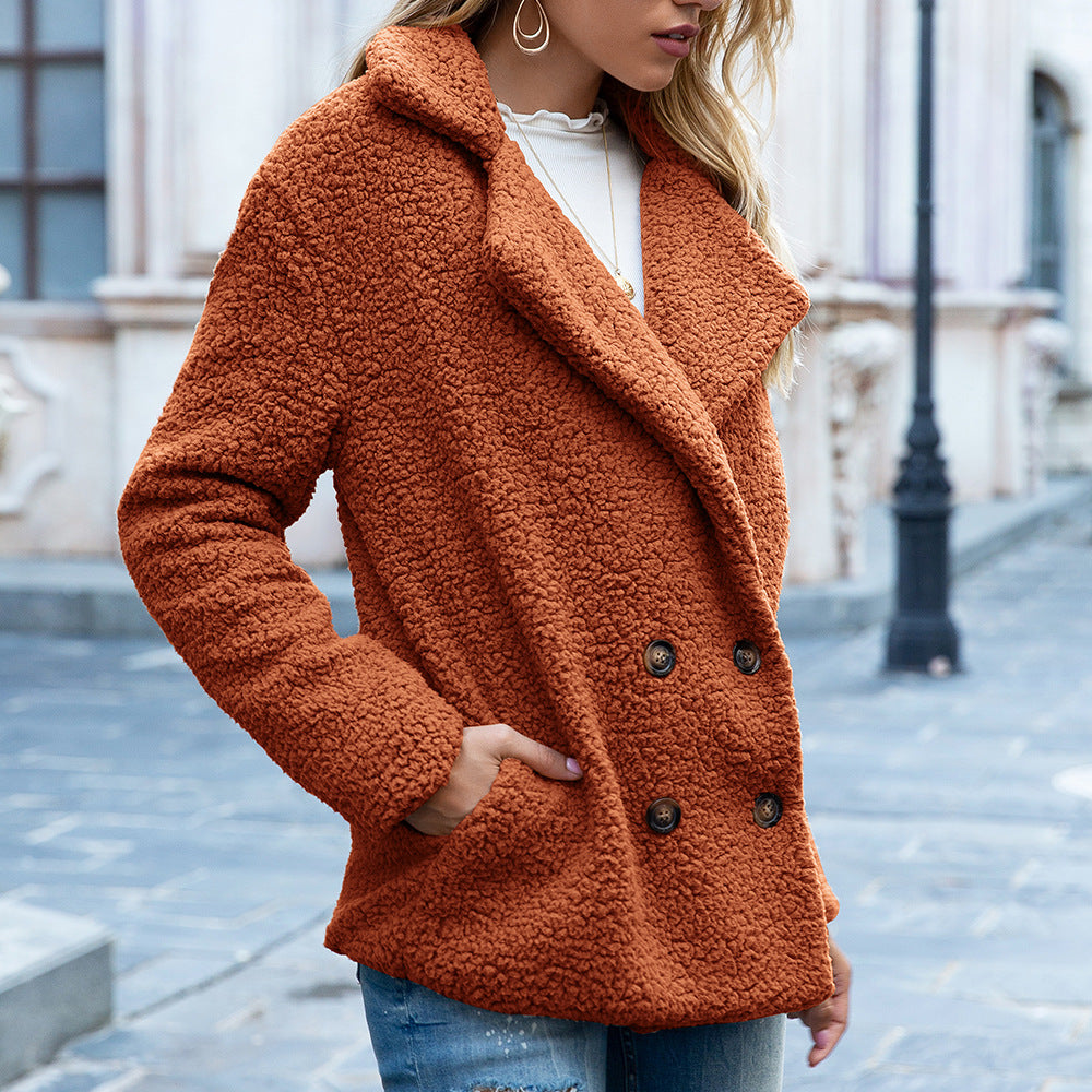 Safiya Fluffy Lapel Coat