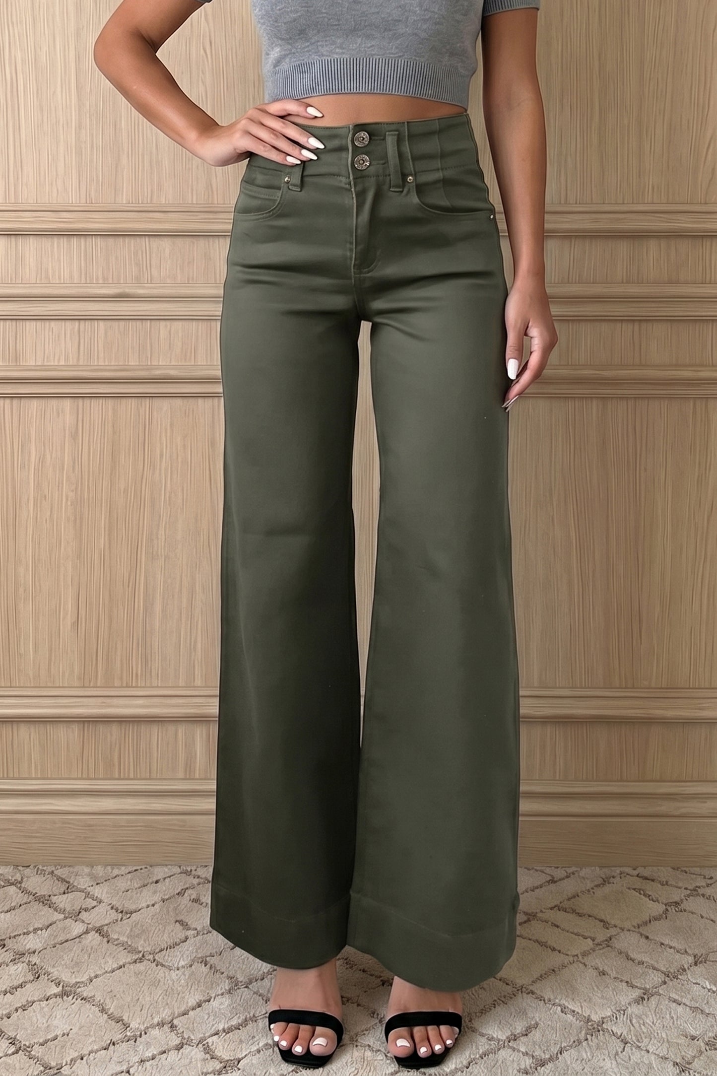 Yusra Wide Leg Jeans