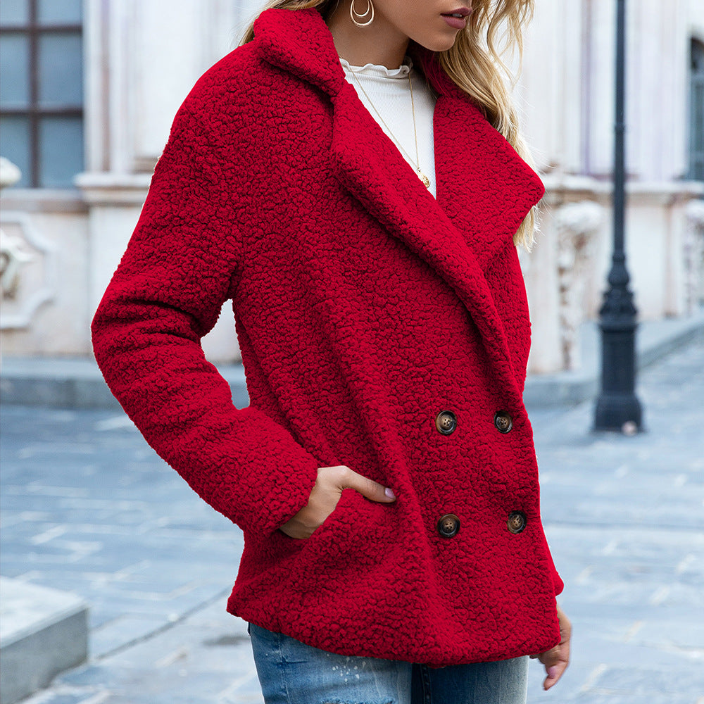 Safiya Fluffy Lapel Coat