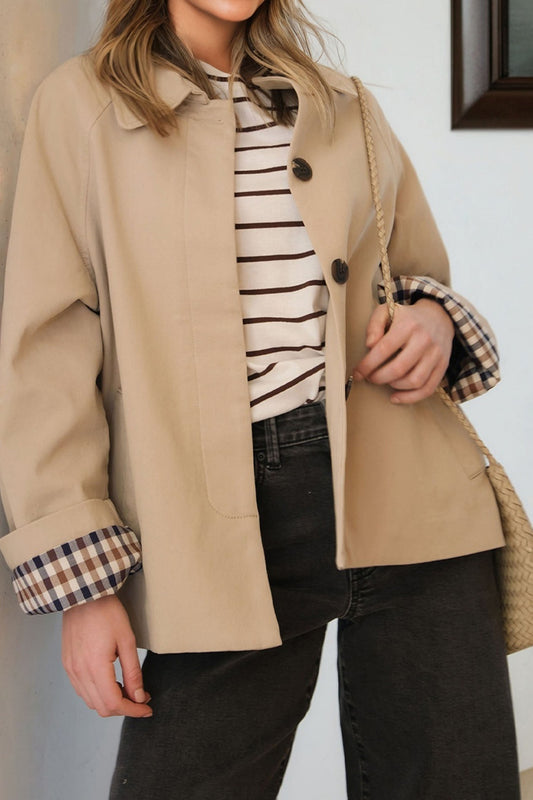 Aisha Single Breasted Trench Coat