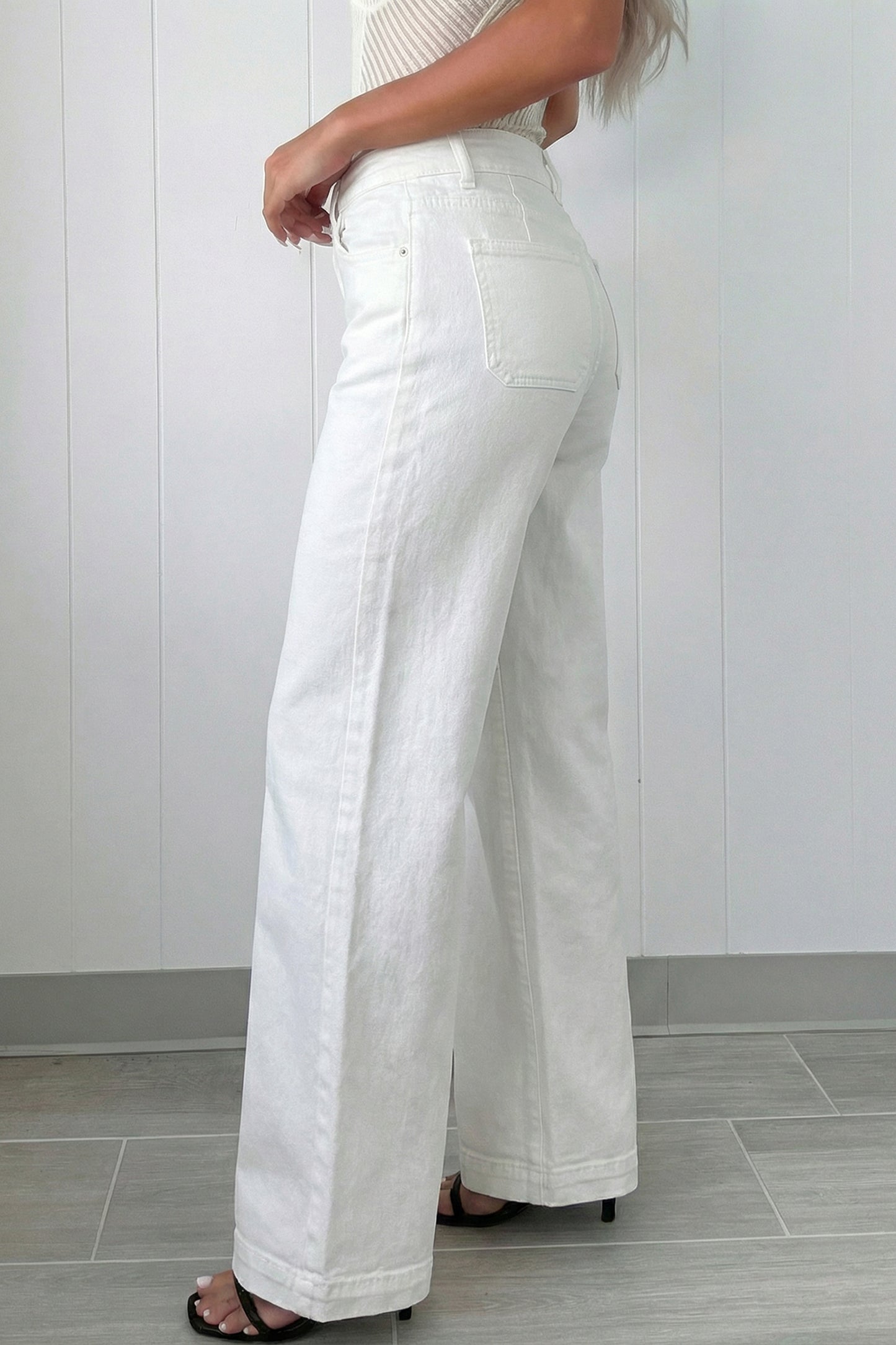 Yusra Wide Leg Jeans