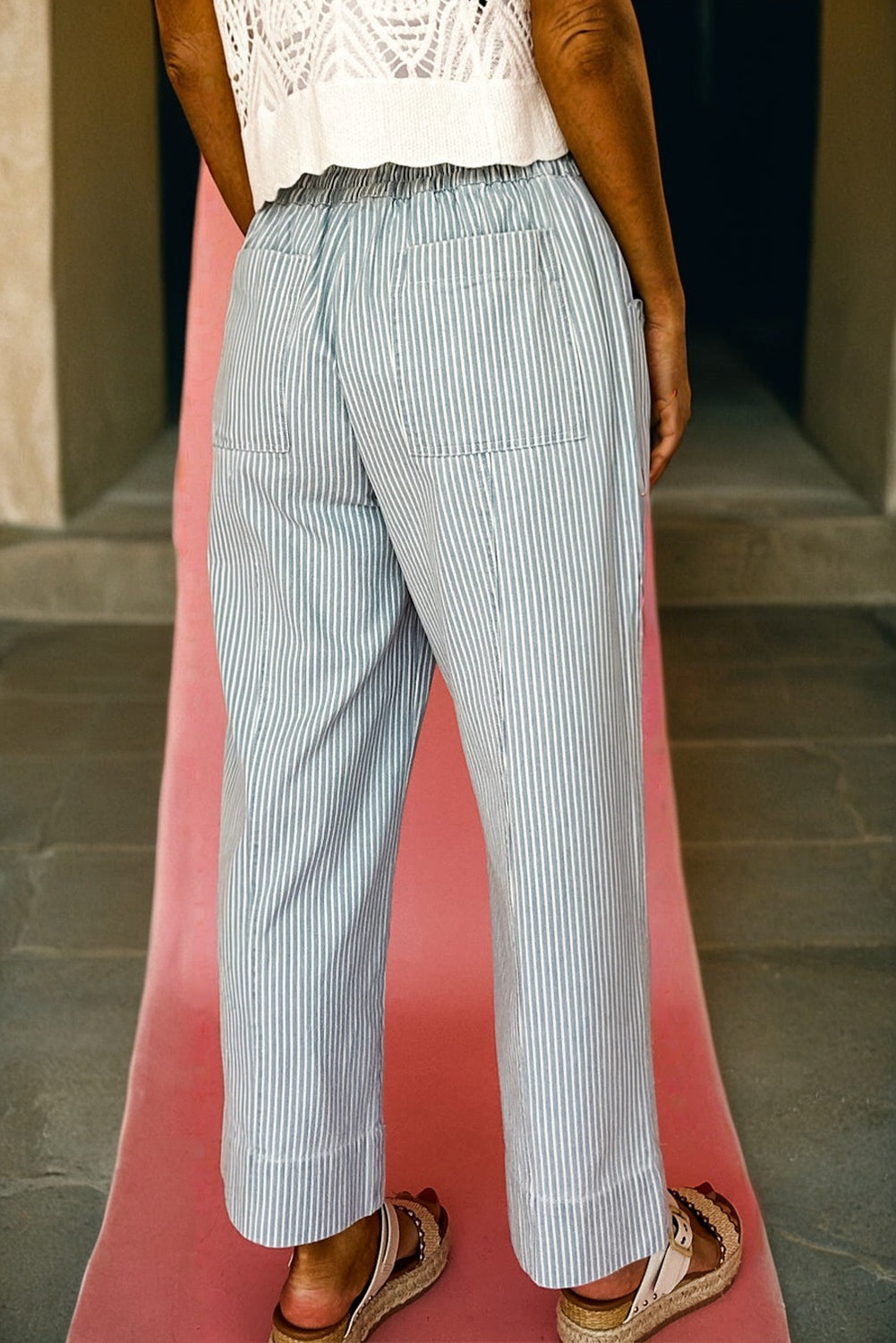 Noor Zaynah Stripe Flow Denim