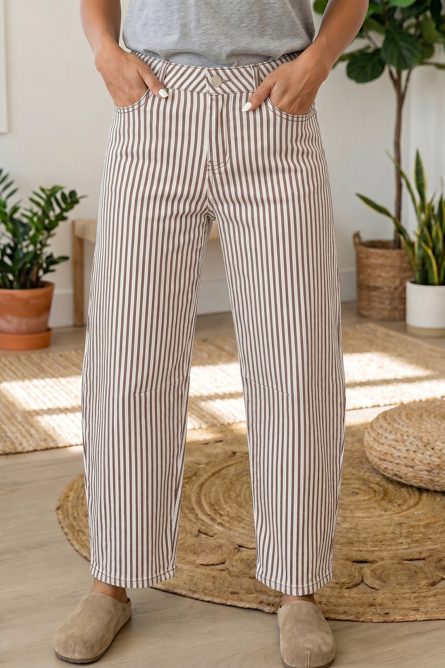 Iman Casual Barrel Leg Denim