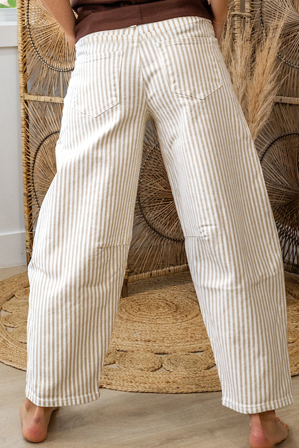 Iman Casual Barrel Leg Denim