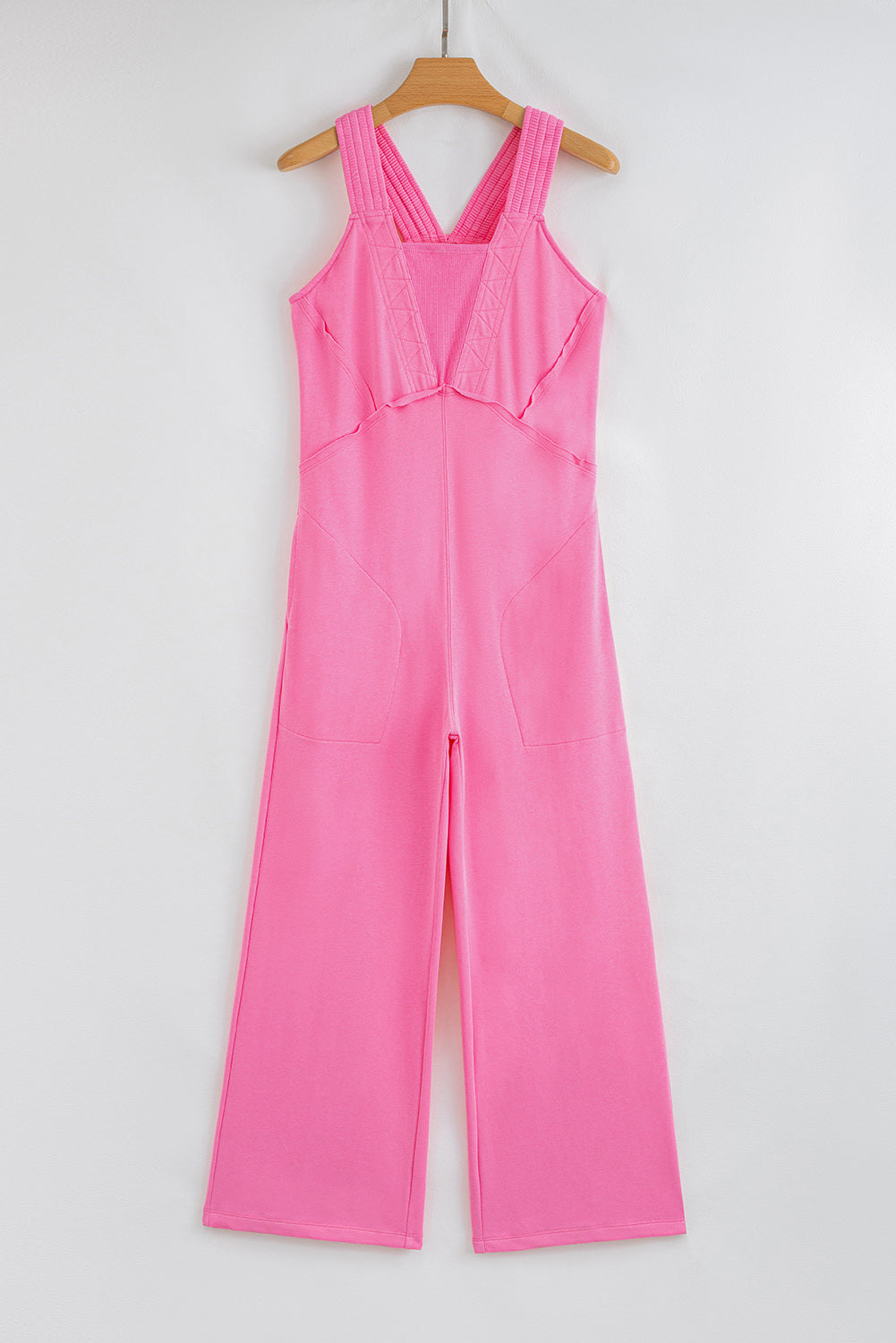 Aydha Patchwork Wide Leg Jumpsuit