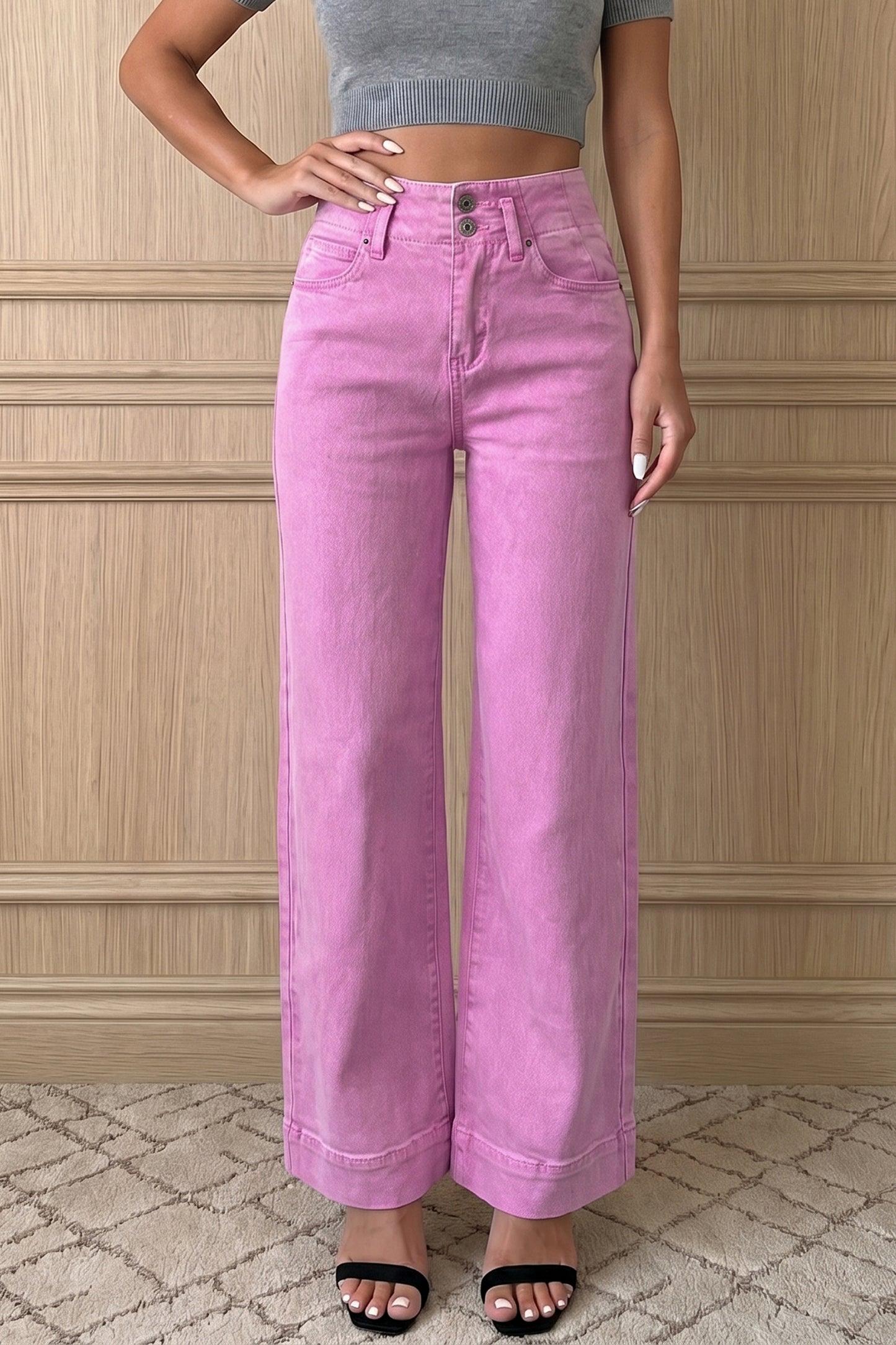 Yusra Wide Leg Jeans