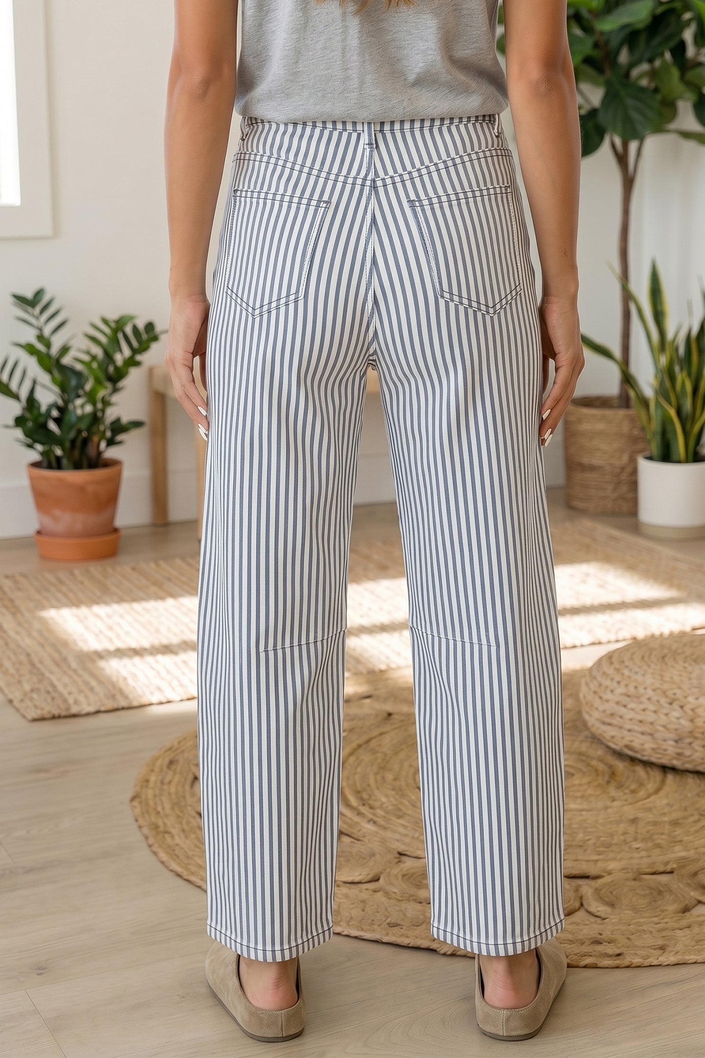 Iman Casual Barrel Leg Denim