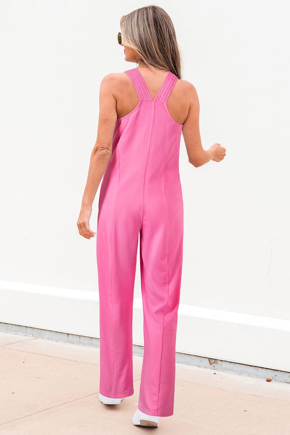 Aydha Patchwork Wide Leg Jumpsuit
