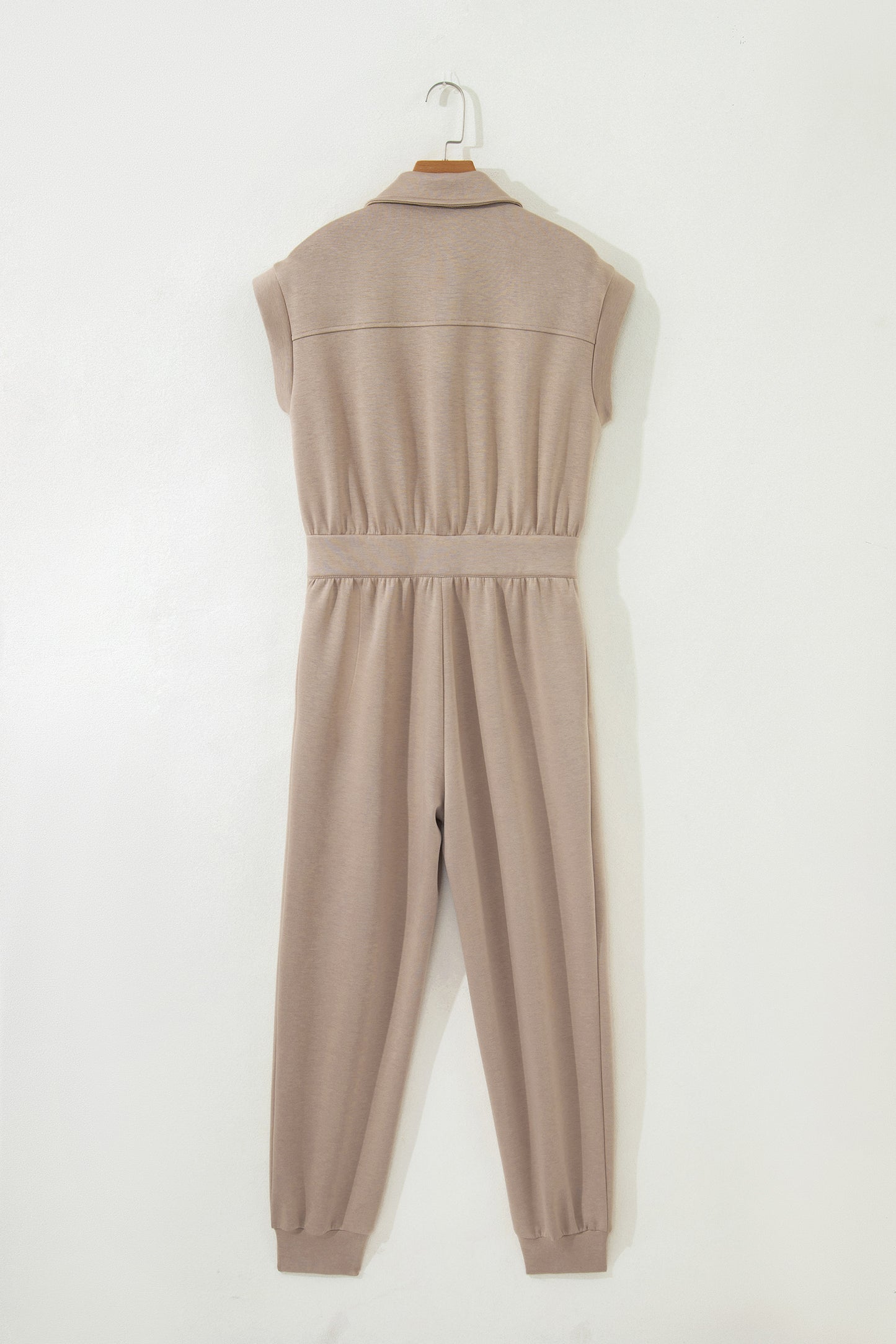 Amina Dark Khaki Effortless Jumpsuit