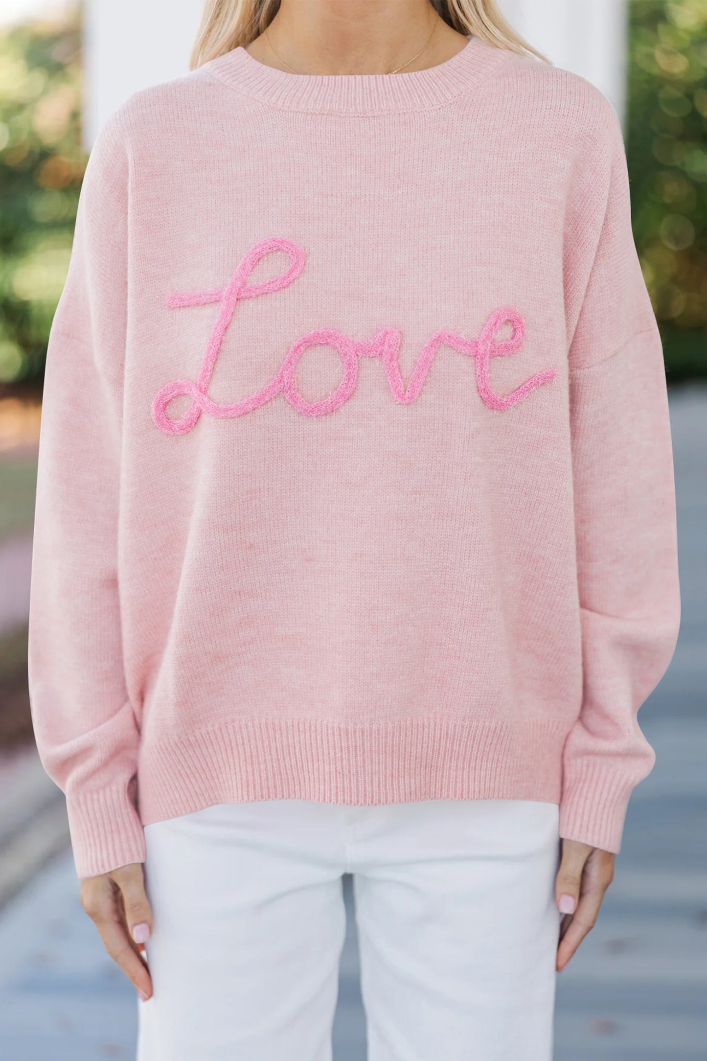 Zainab Love Script Graphic Baggy Sweater