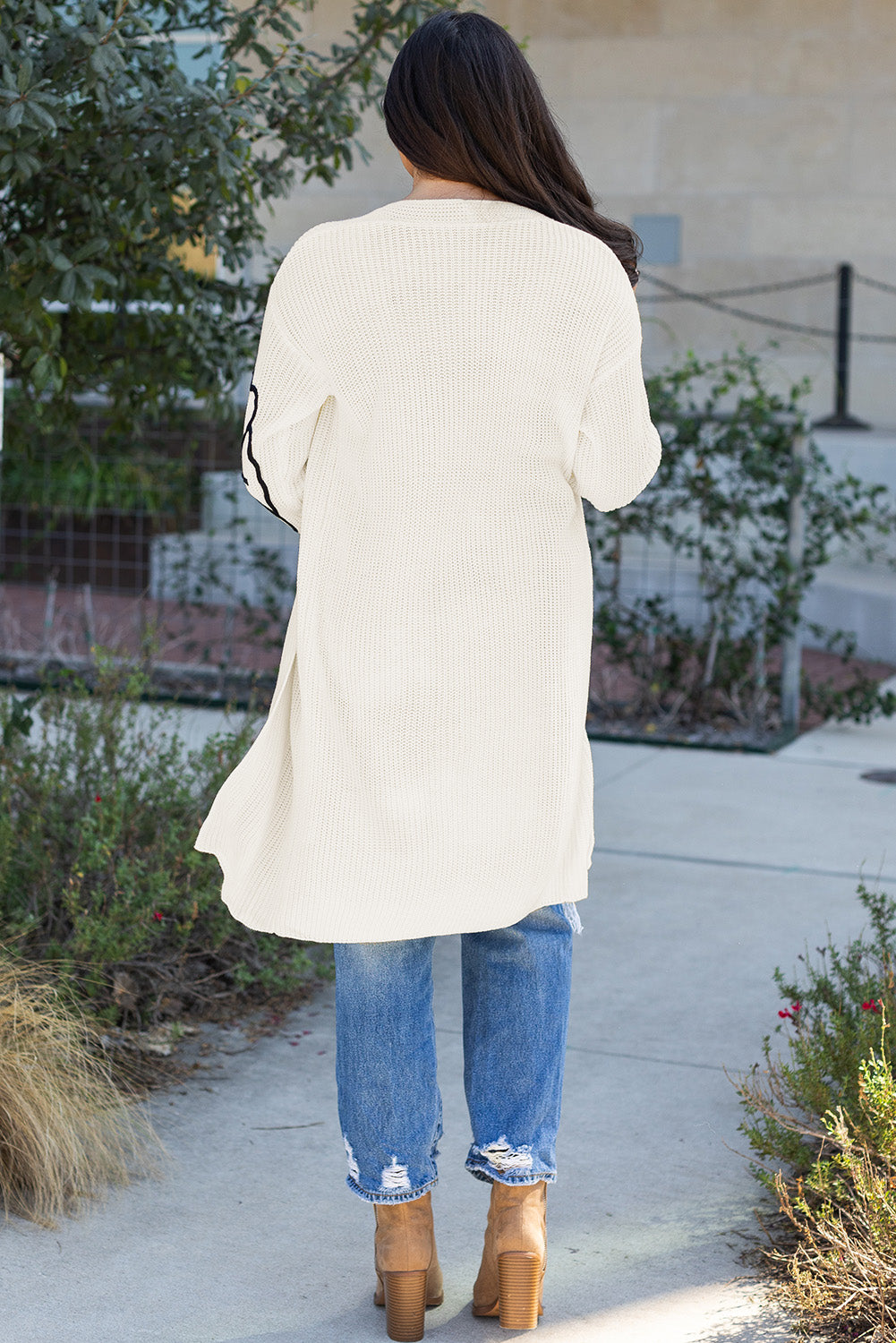 Sabira Flower Embroidered Cardigan